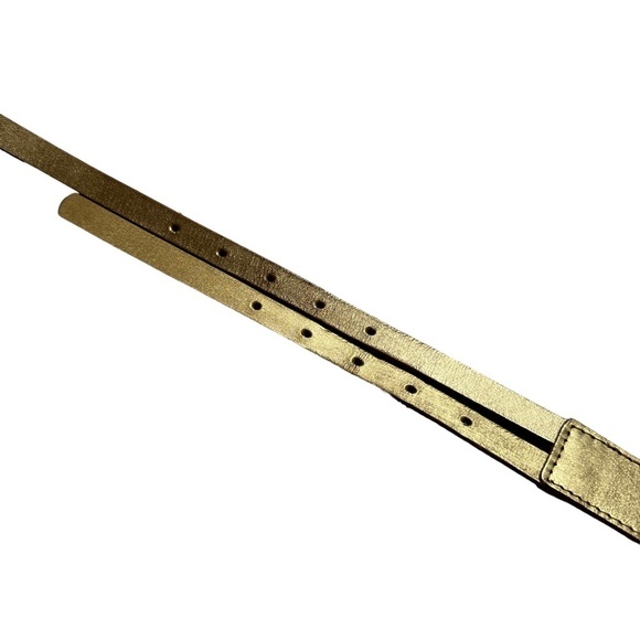 GAP Gold Genuine Leather Belt | Size XS - Picture 3 of 4